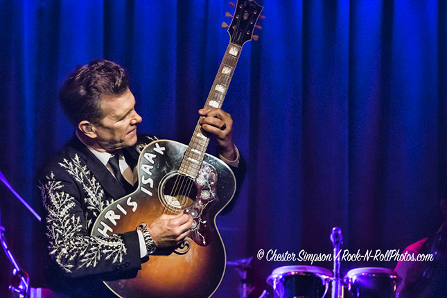 Chris Isaak performing at the Birchmere August 27, 2018